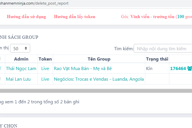 xoa bai viet bi bao cao