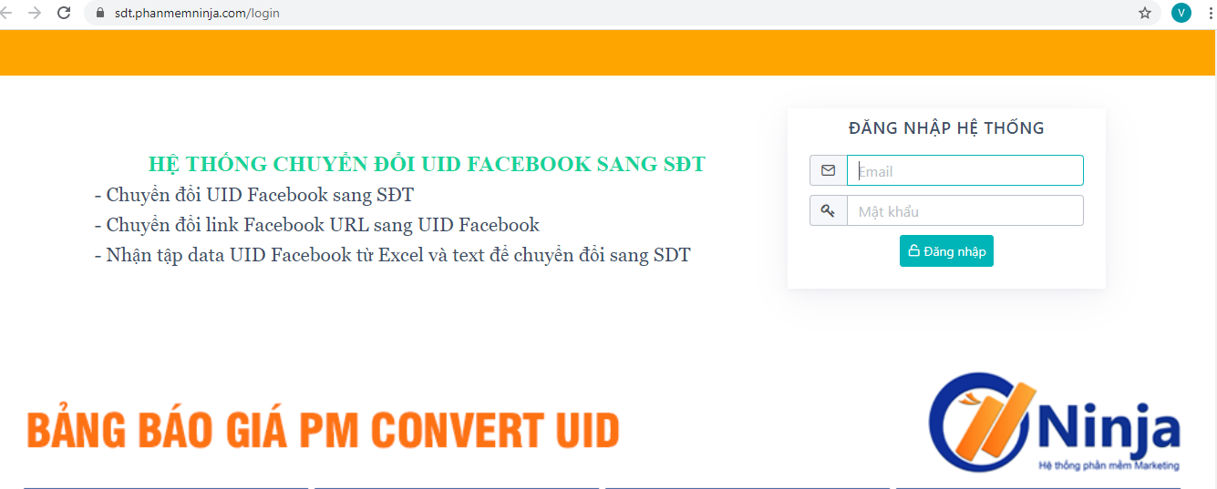 Phần mềm convert UID sang số điện thoại