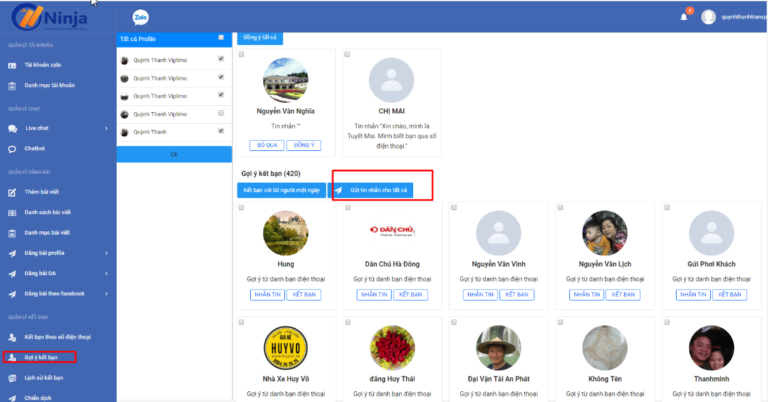công cụ quản lý bán hàng Zalo chuyên nghiệp, tiện ích
