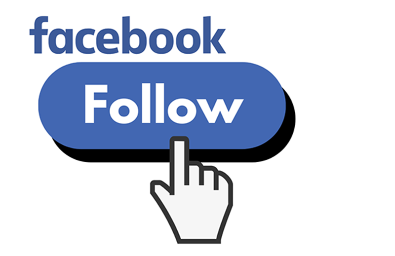 Follow facebook