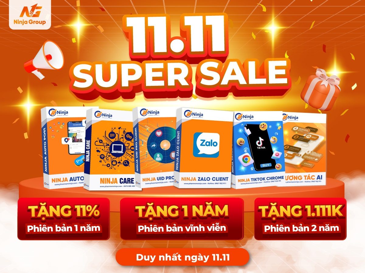 Chương trình Super Sale 11.11