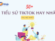 Tiểu sử tiktok hay